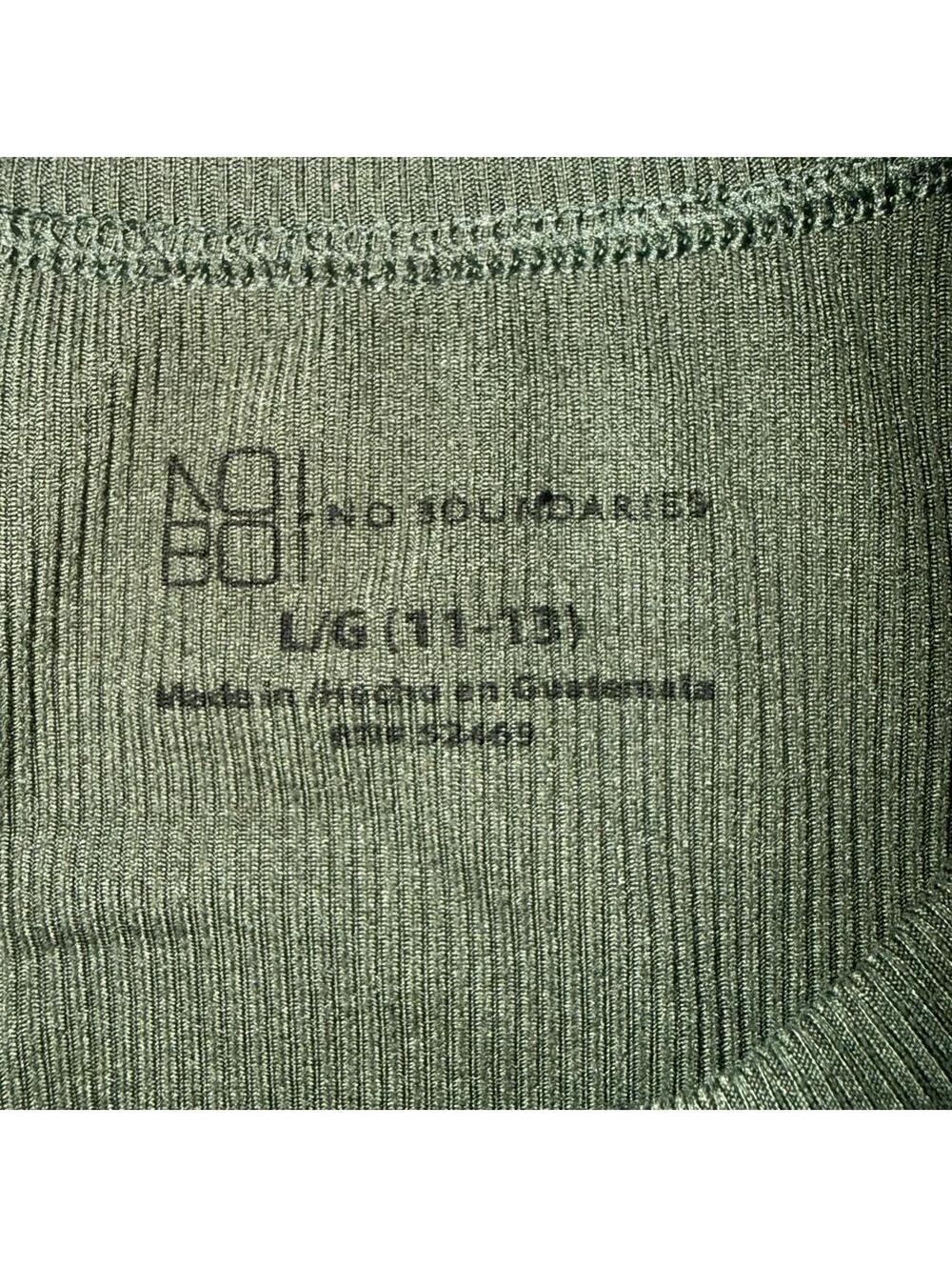 🌿 Olive Green Ribbed Long Sleeve Top 🌿 - Picture 3 of 3
